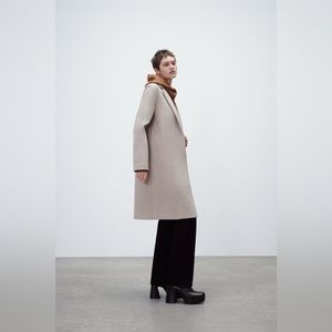 Zara Fall Overcoat NEW WITH TAGS